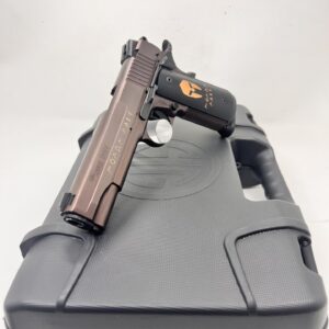 Used SIG SAUER 1911 SPARTAN I - 5" BARREL - 45ACP - STAINLESS STEEL w/OIL RUBBED BRONZE NITRON FINISH