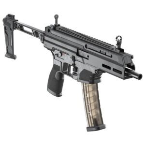 New SPRINGFIELD KUNA TRI-LUG 9MM PISTOL - 6" THREADED BARREL - STRIKE INDUSTRIES FSA FOLDING BRACE - TWO 30-RD MAGS