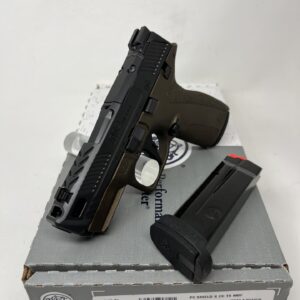 New PERFORMANCE CENTER® M&P® SHIELD X™ CARRY COMP - THUMB SAFETY - MIDNIGHT BRONZE - 9MM