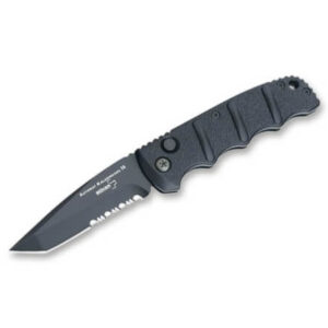 New Boker Kalashnikov Tanto Automatic Knife Black (3.35" Black Serrated Blade)