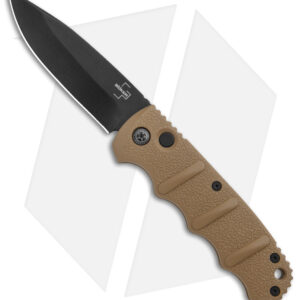 New Boker Kalashnikov Drop Point Automatic Knife Coyote Brown (3.25" Black Blade)