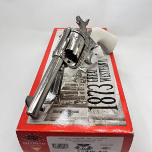 New PIETTA FRONTIER U.S.GRANT - BRIGHT NICKEL w/ULTRA IVORY GRIPS - 45LC 4.75” - 4 CLICKS