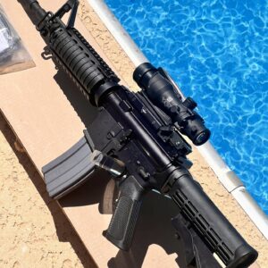 New COLT M4A1 SOCOM HBAR - KNIGHT'S ARMAMENT RAIL - ACOG 4x32 M4 USMC  5.56/.223 - One 30-RD MAG