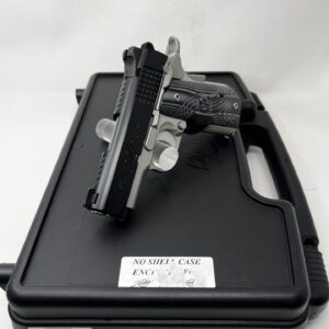 Used KIMBER 1911 SUPER CARRY ULTRA PLUS - 45 ACP - 3" MATCH GRADE BULL BARREL - MATCH TRIGGER - CRIMSON TRACE LASER GRIPS - STAINLESS/SILVER - CUSTOM SHOP