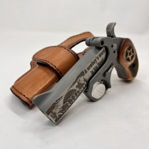 New BOND ARMS DEADMAN'S HAND - 4.25" BARREL w/LEATHER DRIVING HOLSTER - 45LC/.410