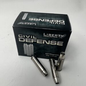 LIBERTY AMMUNITION CIVIL DEFENSE 357 MAG - 2100 FPS - 50 GRAIN FRAGMENTING HOLLOW POINT